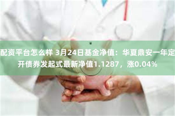 配资平台怎么样 3月24日基金净值：华夏鼎安一年定开债券发起式最新净值1.1287，涨0.04%