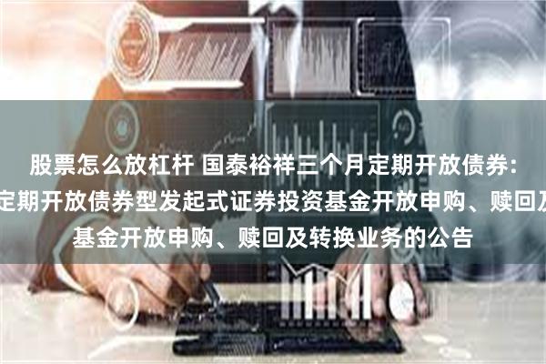 股票怎么放杠杆 国泰裕祥三个月定期开放债券: 国泰裕祥三个月定期开放债券型发起式证券投资基金开放申购、赎回及转换业务的公告