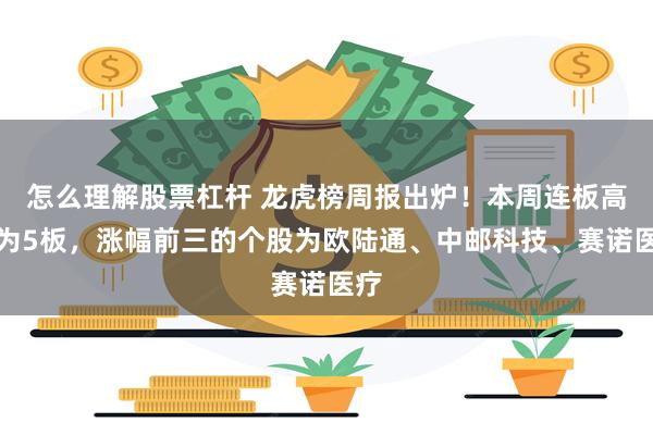 怎么理解股票杠杆 龙虎榜周报出炉！本周连板高度为5板，涨幅前三的个股为欧陆通、中邮科技、赛诺医疗