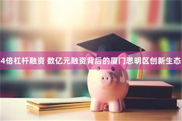 4倍杠杆融资 数亿元融资背后的厦门思明区创新生态